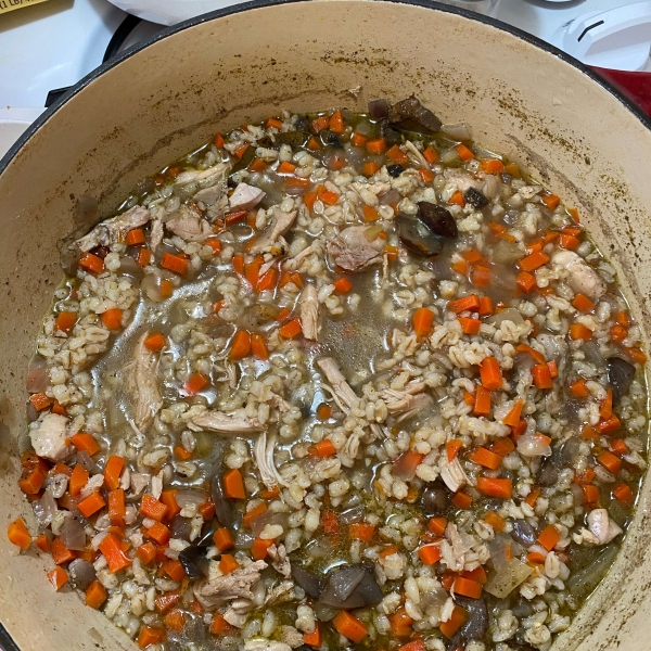 Chicken with Barley Soup