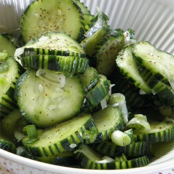 Lemony Cucumbers