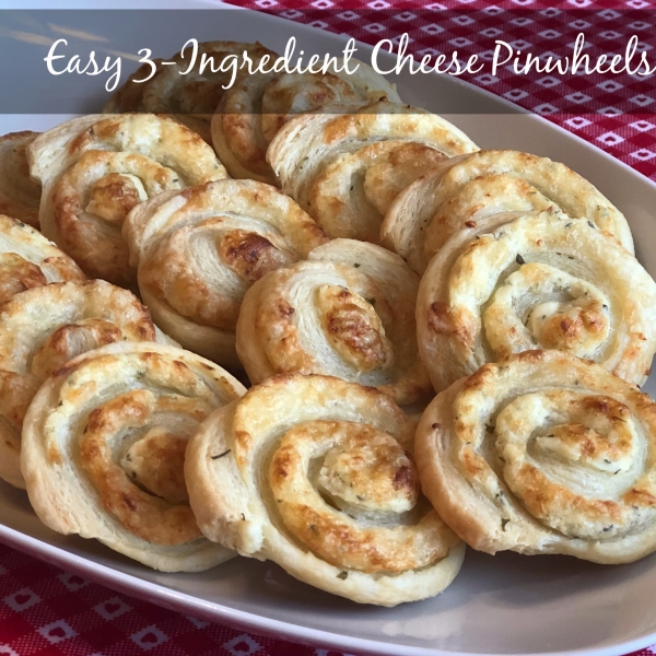 Easy 3-Ingredient Cheese Pinwheels