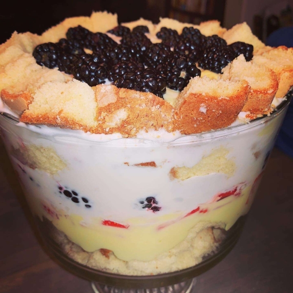 Outrageous Lemon Berry Trifle