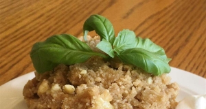 Pumpkin Bread Pudding with Crumb Topping