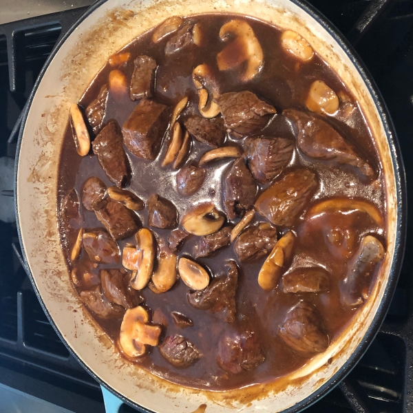 Beef Tips and Noodles
