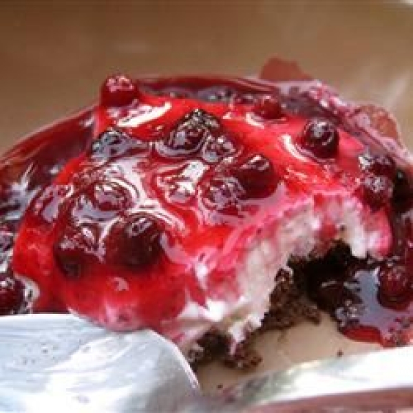 No-Bake Huckleberry Cheesecake