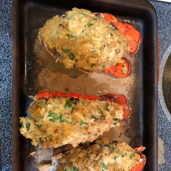 Crab-Stuffed Lobster Tail