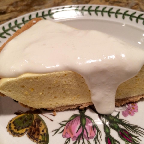 Luscious Lilikoi Chiffon Pie