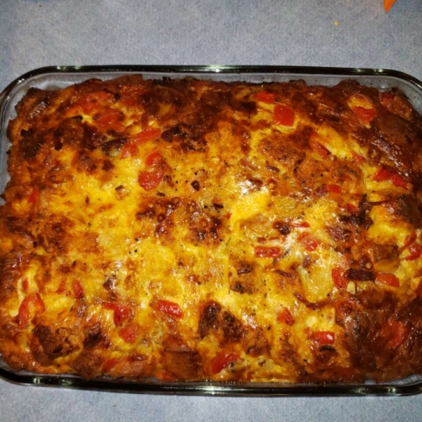 Overnight Bacon Brunch Casserole