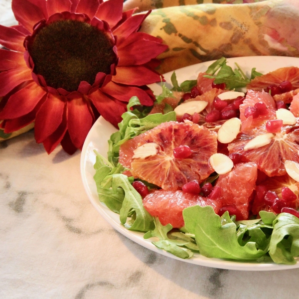 Blood Orange Salad with Caramel Dressing