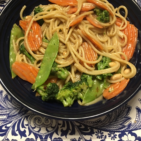 Thai Peanut Noodle Stir-Fry