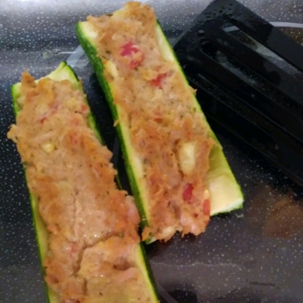 Tuna-Stuffed Zucchini