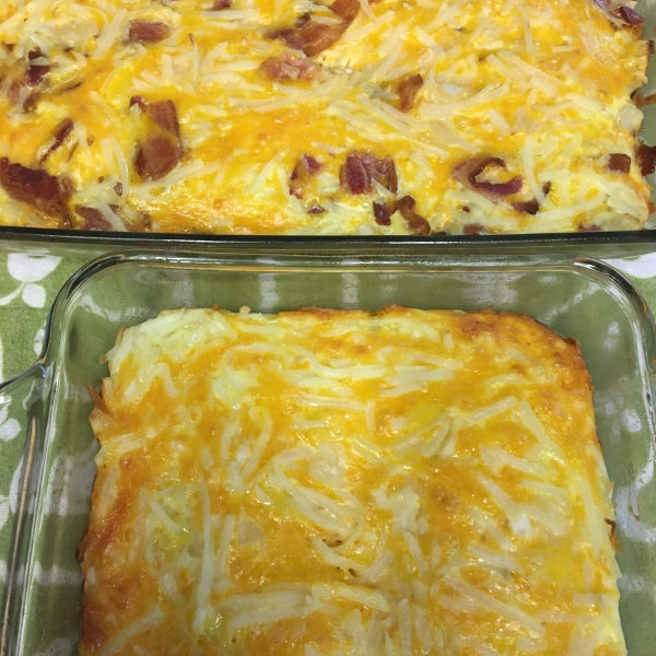 Egg and Hash Brown Pie