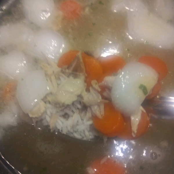 Aunt Wanda's Turkey Carcass Soup