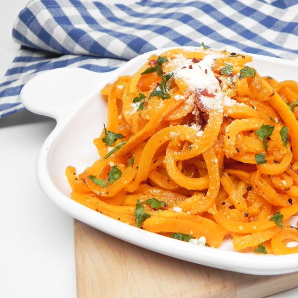 Spicy Roasted Butternut Squash Noodles