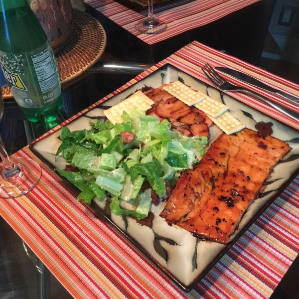 Grilled Cilantro Salmon