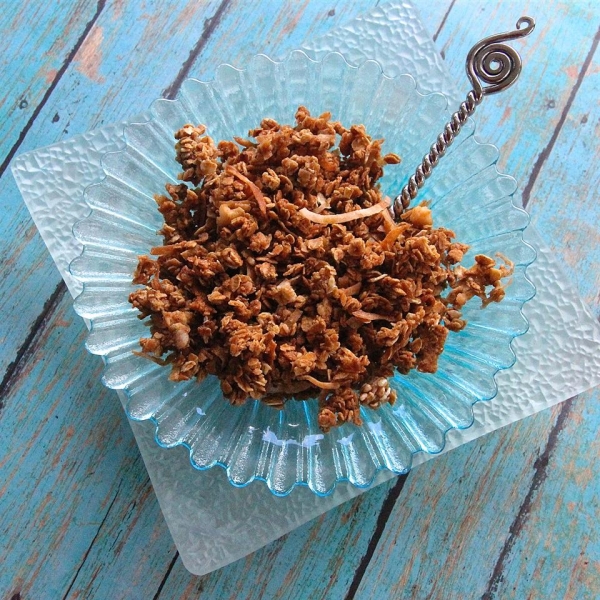 Cinnamon Maple Granola with Coconut