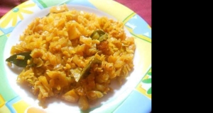 Kobi Batata Bhaji (Indian Fried Cabbage and Potato)