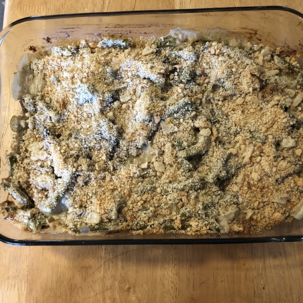 Fresh Green Bean and Mushroom Casserole