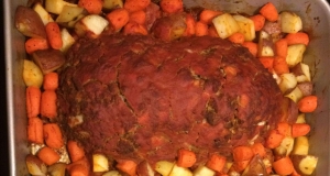 Vegetarian Meatloaf with Vegetables