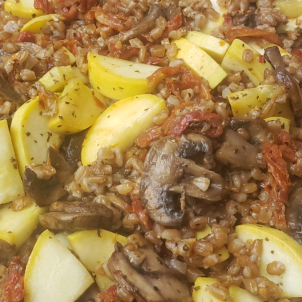 Jenni's Italian Farro Pilaf