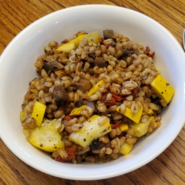 Jenni's Italian Farro Pilaf
