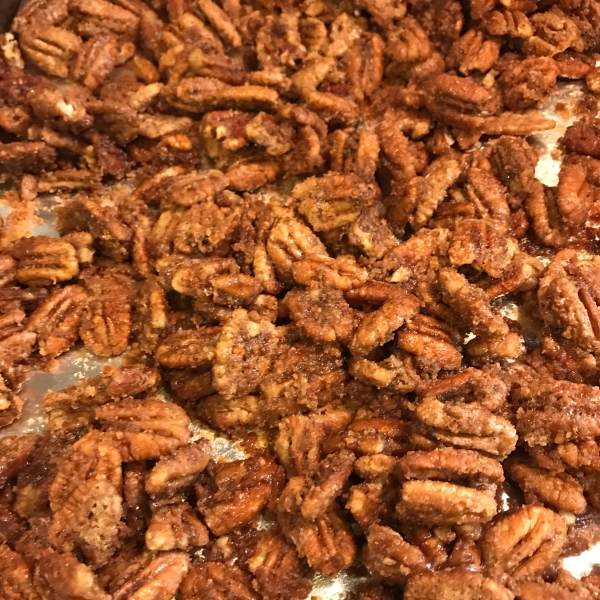 Glazed Spicy Cinnamon Pecans