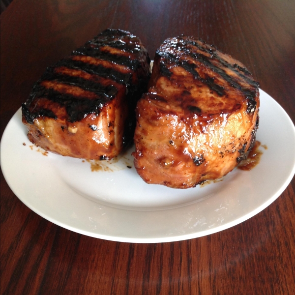 Grilled Mongolian Pork Chops