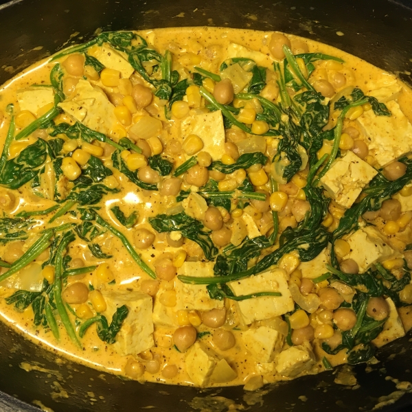 Spinach Chickpea Curry