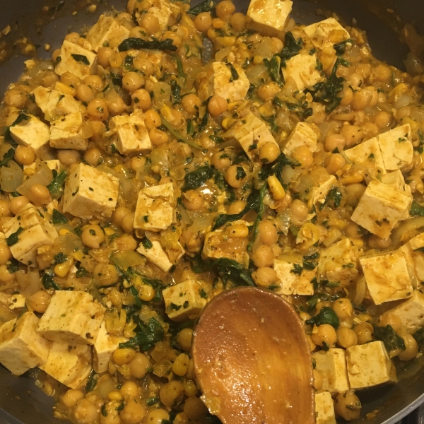 Spinach Chickpea Curry