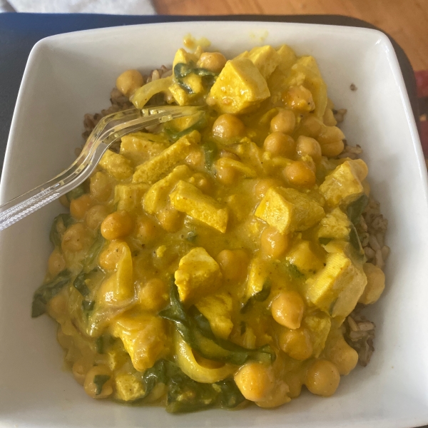 Spinach Chickpea Curry