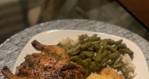 Cornish Hens with Coffee Liqueur Sauce