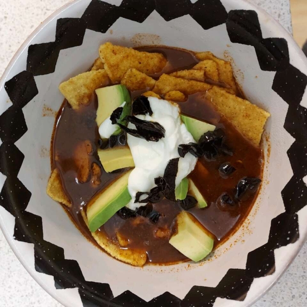 Sopa de Tortilla (Mexican Tortilla Soup)