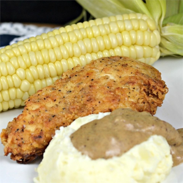 Burton's Southern Fried Chicken with White Gravy