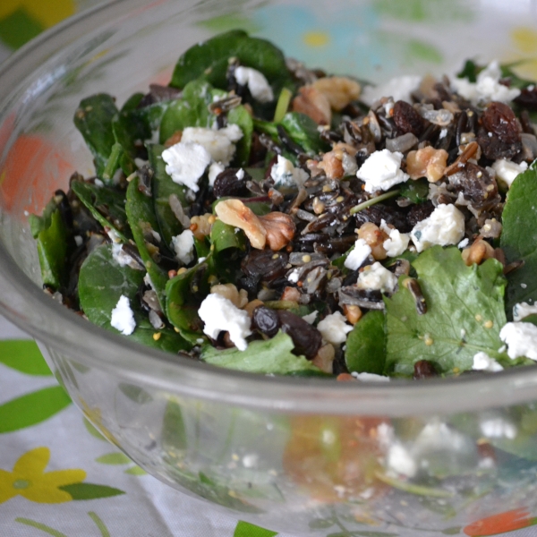 Ekaterina's Wild Rice and Kale Salad