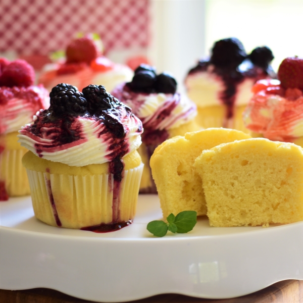 Pound Cake Cupcakes