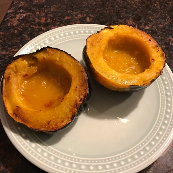 Baked Acorn Squash with Apricot Preserves