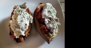 Vegan Air Fryer Potato Skins