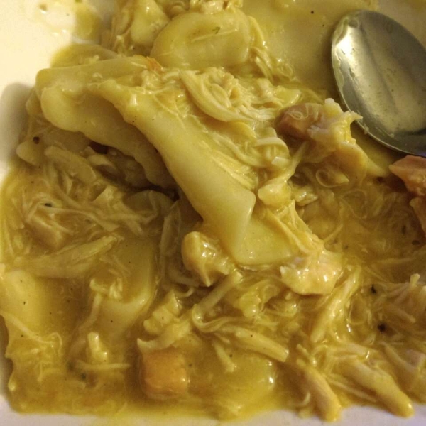 Electric Pressure Cooker Chicken and Dumplings