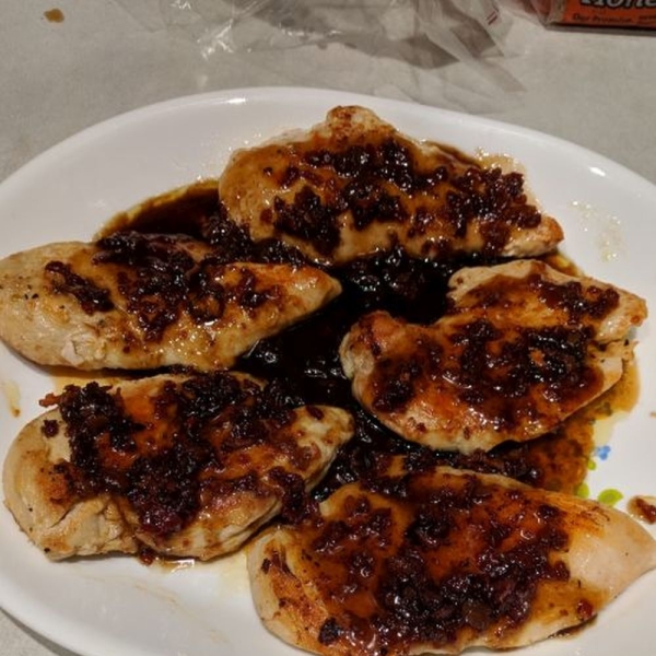 Chicken Breast with Sage and Balsamic Vinegar