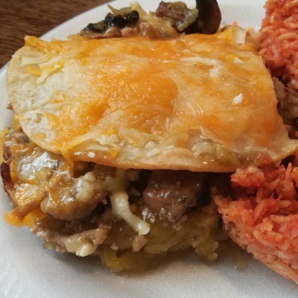 Enchilada Spaghetti Squash Casserole