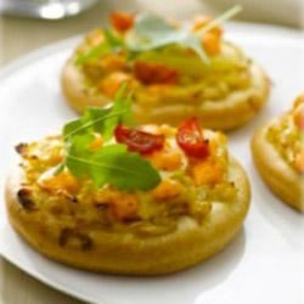 Mini Veggie Pizza with Maille® Honey Dijon Mustard