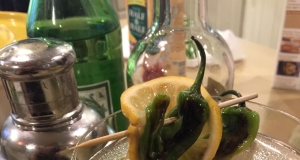 Shishito Pepper Martinis (Peppini)