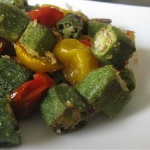 Un-Slimy Okra