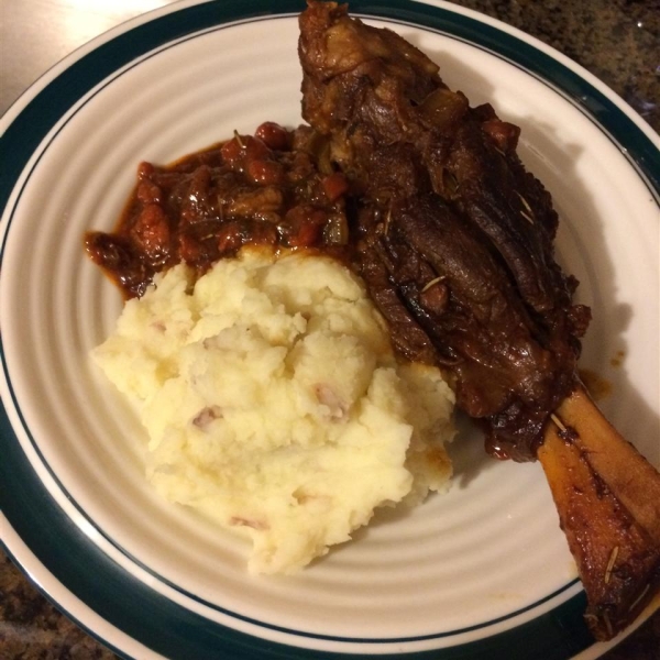 Stout-Braised Lamb Shanks