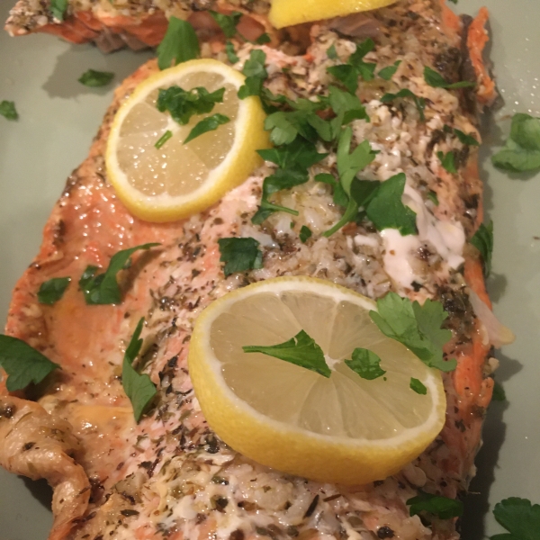 Baked Salmon in Foil