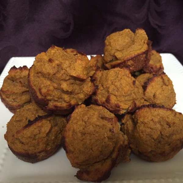 Paleo(ish) Pumpkin Walnut Muffins