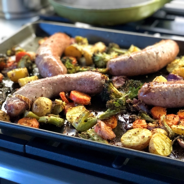 Sausage and Vegetable Sheet Pan Dinner