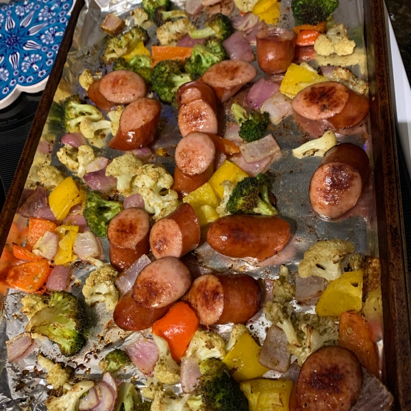 Sausage and Vegetable Sheet Pan Dinner