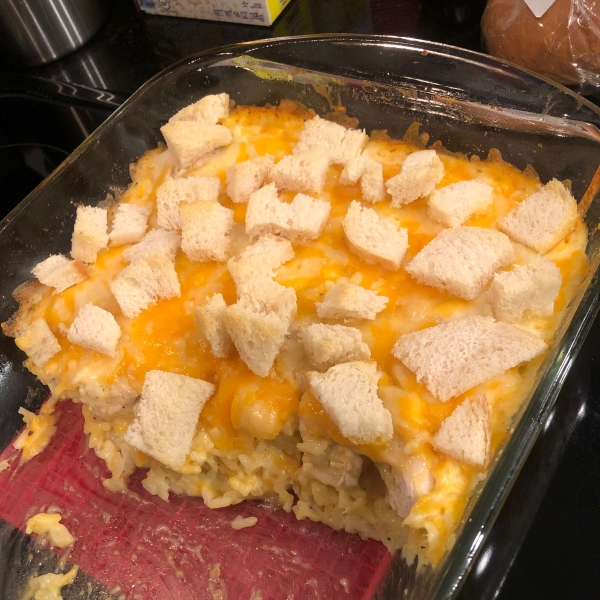 Cheesy Chicken and Rice Casserole