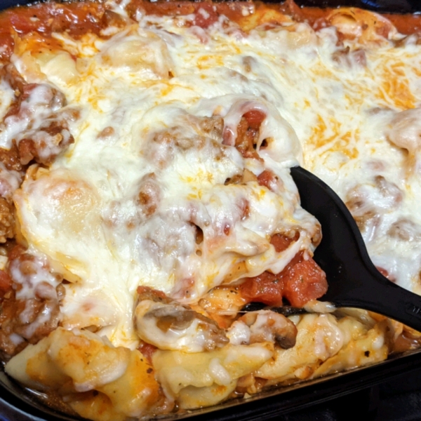 Italian Sausage Tortellini Bake