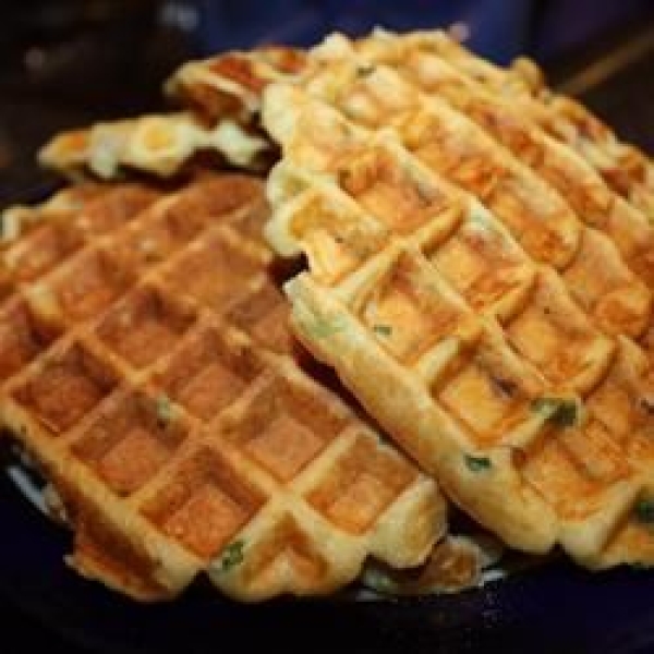 Steve's Loaded Potato Waffles