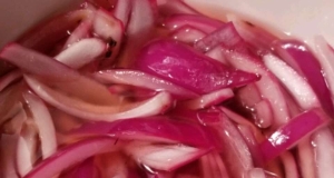 Pickled Grilled Red Onions